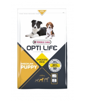 Для щенков с курицей (Opti Life Puppy Medium) 431153