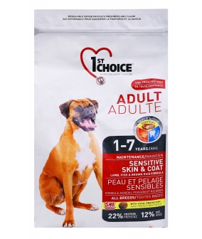 Для взрослых собак с ягненком(Adult Sensitive Skin&Coat)