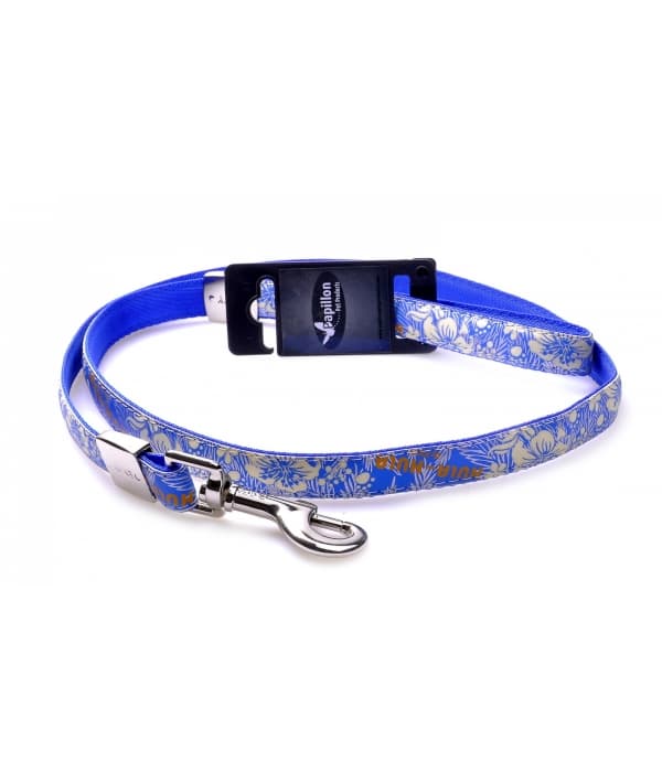 Нейлоновый поводок с рисунком 20мм – 120см, синий (Reflective nylon lead, 20 mm x 120 cm, colour blue) 170353 //