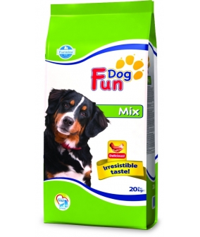 Fun Dog Mix Сухой корм для взрослых собак (мясное ассорти) 9200