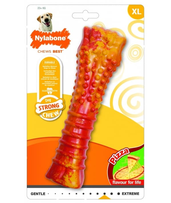 Кость жесткая,аромат пиццы, XL (Strong Chew Pepperoni Pizza) 983322EU