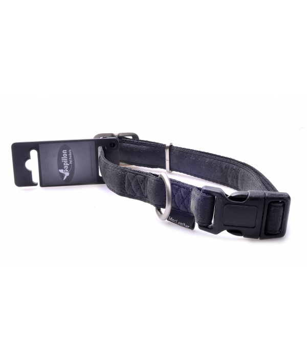 Ошейник, искусственная кожа 20мм – 35 – 50см, черный (Adjustable collar, 20 mm x 35 – 50 cm, Mac Leather, colour black) 170283