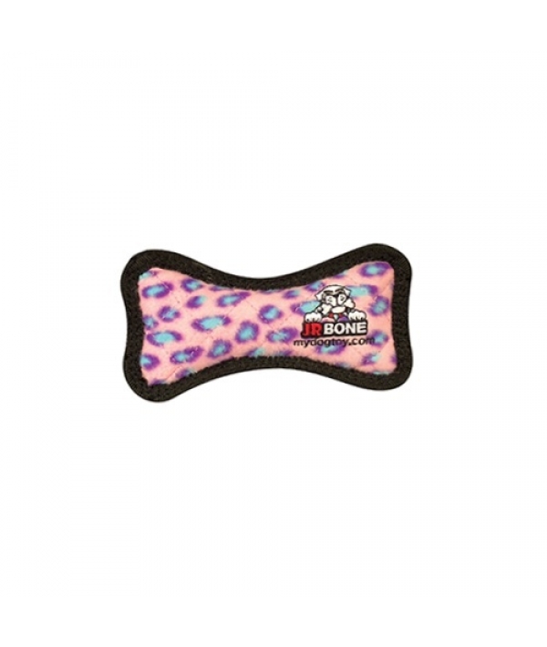 Супер – прочная игрушка для собак Кость, розовый леопард, прочность 8/10 (Jr Bone Pink Leopard) T – JR – B – PL
