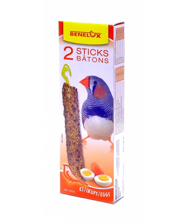 Лакомые палочки с яйцом для экзотических птиц (Seedsticks exotic finch + Eggs x 2 pcs) 16232