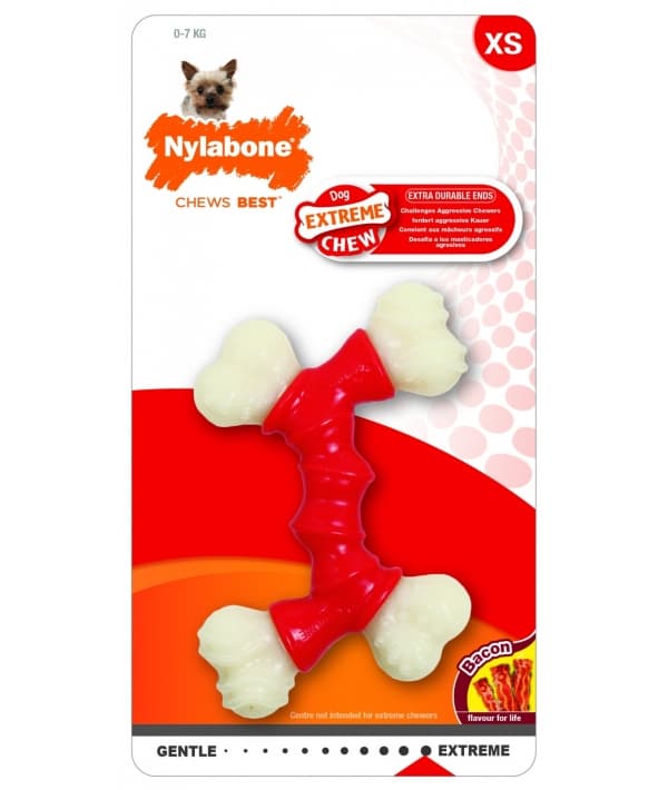 Двойная Косточка, экстра – жесткая, аромат бекона, XS (Extreme Chew Double Bone) 982648EU