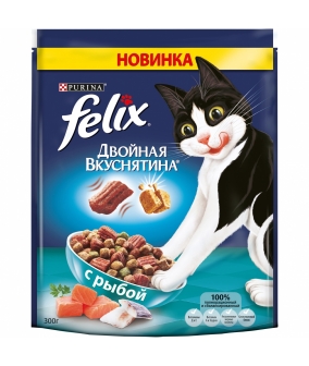 Сухой корм для кошек "Двойная вкуснятина" с рыбой 12320971/12367716