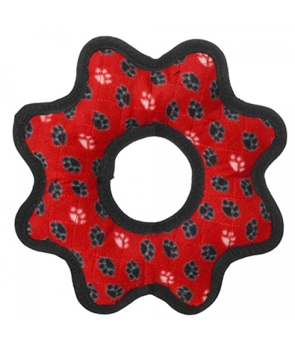 Супер прочная игрушка для собак Шестеренка, красный, прочность 9/10 (Ultimate Gea rRing Red Paw) T – U – GR – RP