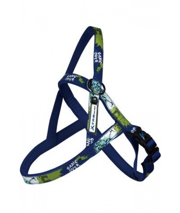 Нейлоновая шлейка "Рок – н – ролл" 15мм – 54 – 60см, синий (Nylon harness, 15 mm x 54 – 60 cm, X – TRM Rock – N – Roll, colour blue) 170466