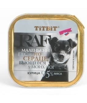 Паштет для собак RAF с курицей (7594)