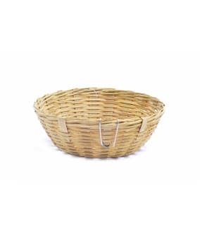 Бамбуковое гнездо для канареек с крючками ø11.5 см (Bird nest bamboo canaries/hooks) 14536