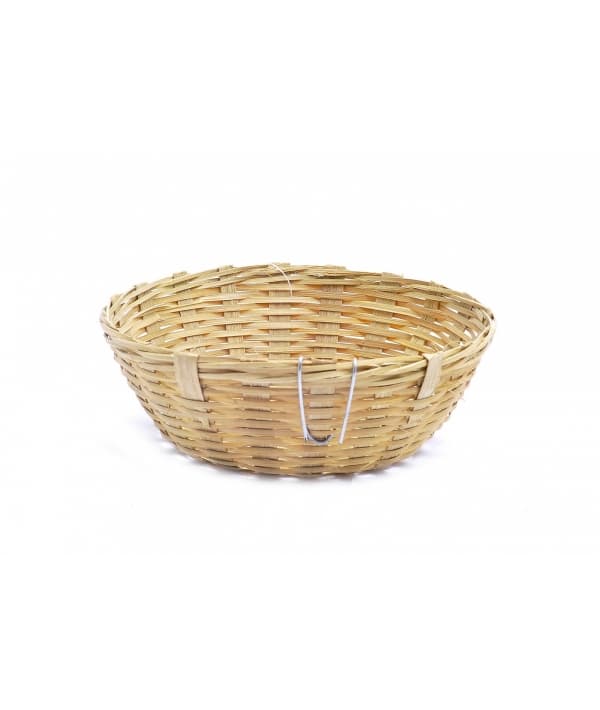 Бамбуковое гнездо для канареек с крючками ø11.5 см (Bird nest bamboo canaries/hooks) 14536