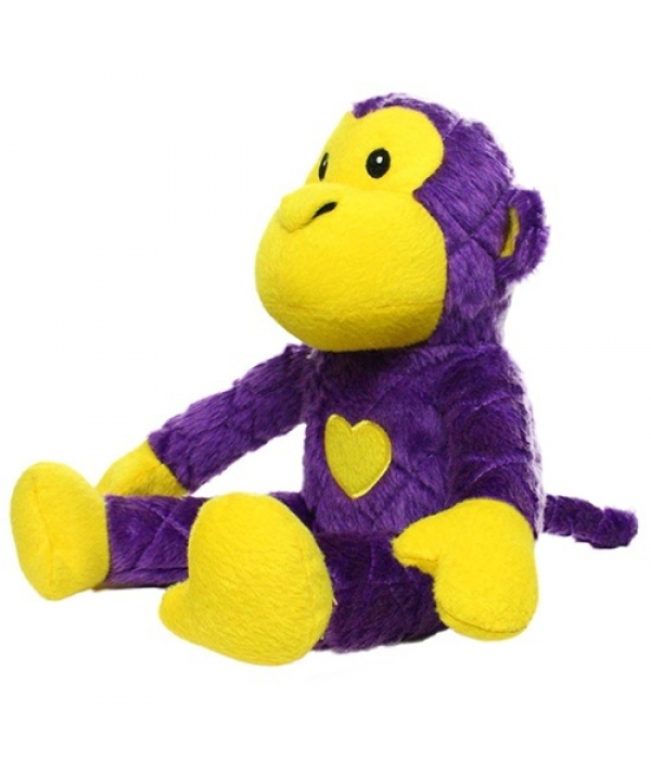 Супер прочная игрушка для собак "Сафари" Обезьяна, фиолетовый, прочность 7/10 (Safari Monkey Purple) MT – S – Monkey – PL