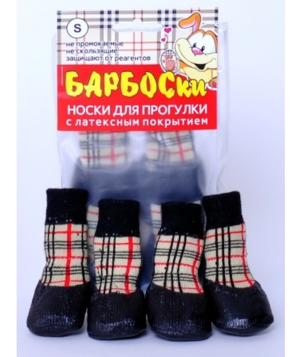 Носки для собак с латексным покрытием M – 15764