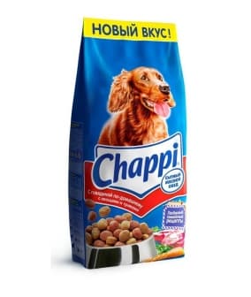 Сухой корм для собак с говядиной сытный мясной обед 6423