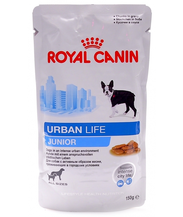 Паучи для щенков 2–10 мес., живущих в городской среде (Urban life Junior) 791001