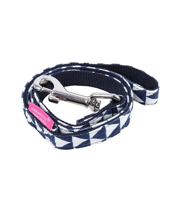 Поводок с узором треугольники,темно – синий, размер M (XENA LEASH/NAVY/M) NAPA – AL7126 – NY – M