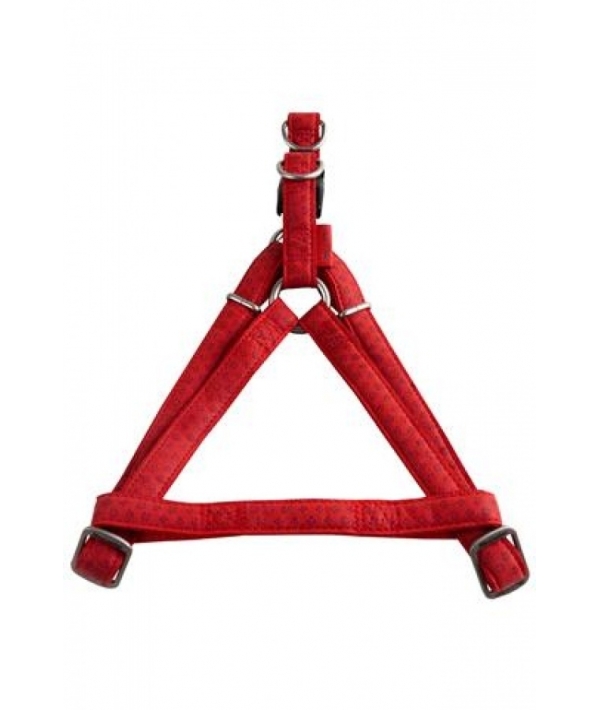 Шлейка, искусственный кожа 10мм – 26 – 40см, красный (Harness, 10 mm x 26 – 40 cm, Mac Leather, colour red) 170489