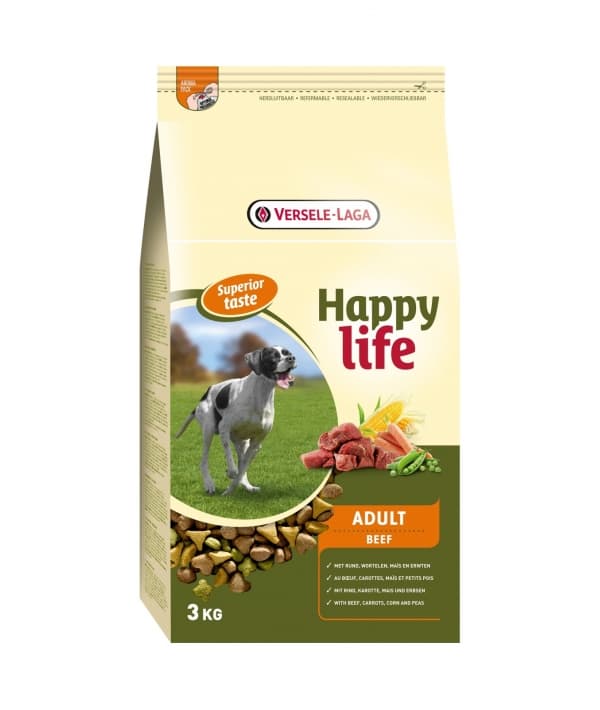 Для собак с говядиной (Happy life Adult Beef) 431103