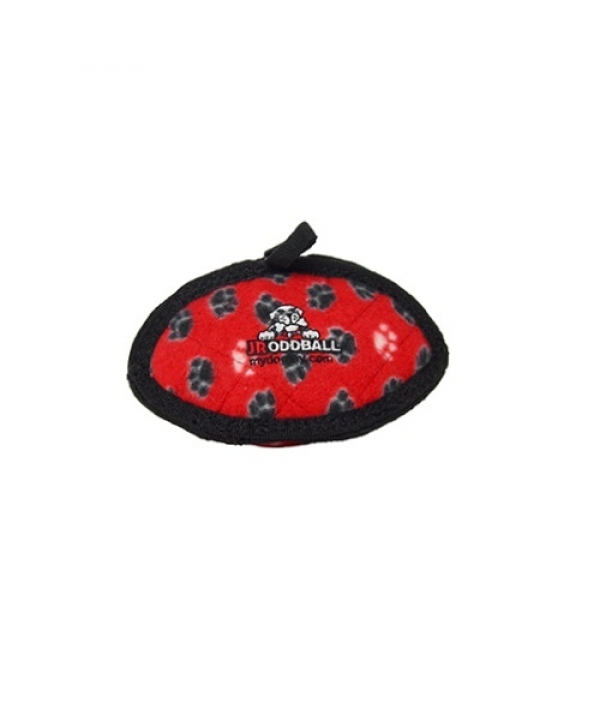 Супер прочная игрушка для собак Торпеда малая, красный, прочность 7/10 (Jr Odd Ball Red Paw) T – JR – OB – RP