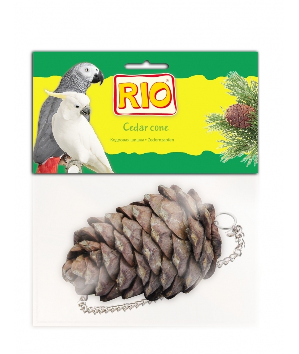 Лакомство – игрушка Кедровая шишка для крупных и средних попугаев