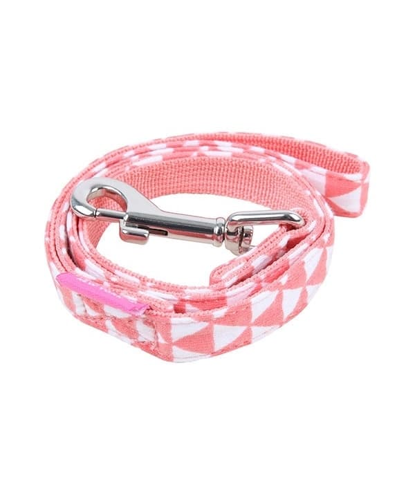 Поводок с узором треугольники, розовый, размер M (XENA LEASH/PINK/M) NAPA – AL7126 – PK – M