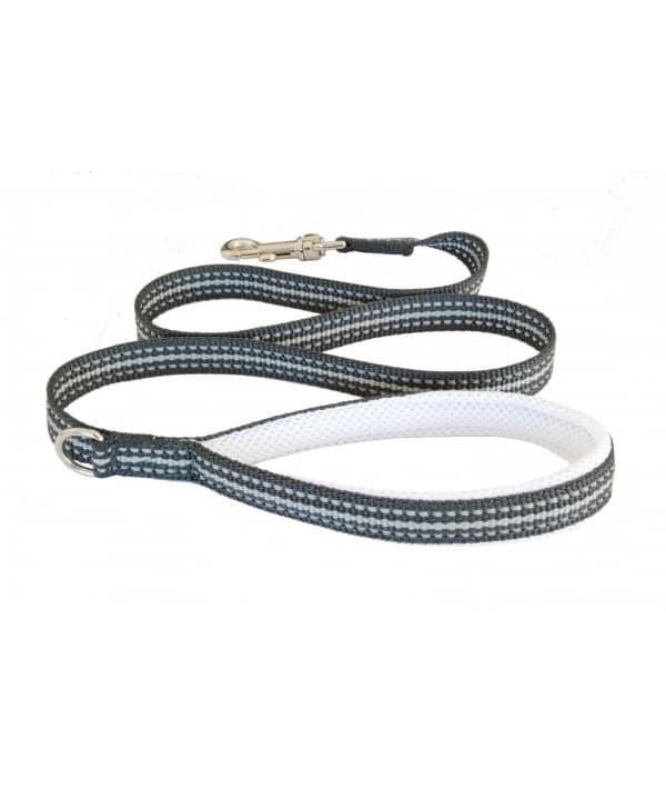 Мягкий светоотражающий поводок белый 15mm x 1,2m (LEASH WHITE SZ 1/3) C300WH030