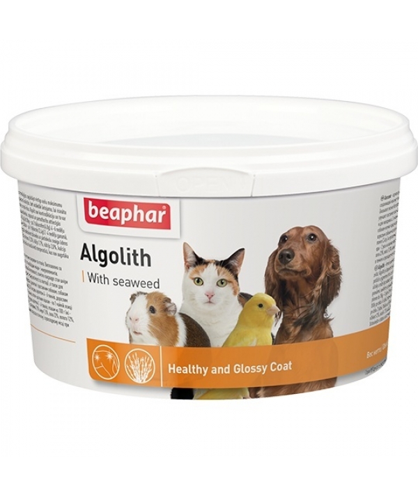 Минеральная смесь для шерсти кошек и собак на основе морских водорослей для кошек и собак (Algolith)