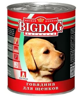 Консервы для щенков "BIG DOG" (1635)