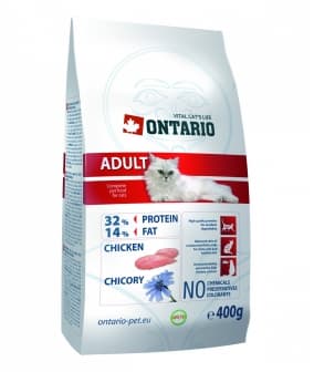 Для взрослых кошек с курицей (ONTARIO Adult 0,4kg) 213 – 0024