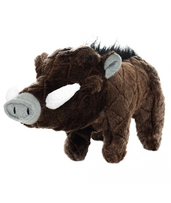 Супер прочная игрушка для собак "Сафари" Бородавочник, коричневый, прочность 8/10 (Safari Warthog Brown) MT – S – Warthog – BR