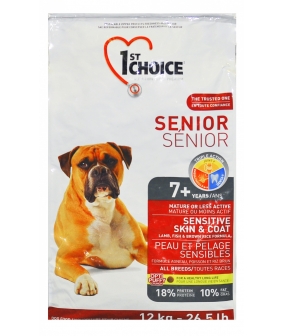 Для пожилых собак с ягненком (Senior Sensitive Skin&Coat)
