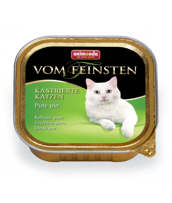 Консервы для кастрированных кошек с отборной индейкой (Vom Feinsten for castrated cats)001/83229