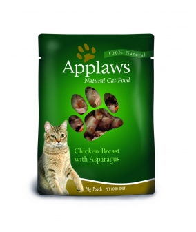 Паучи для Кошек С Курицей и Спаржей (Cat Chicken & Asparagus pouch) 8002