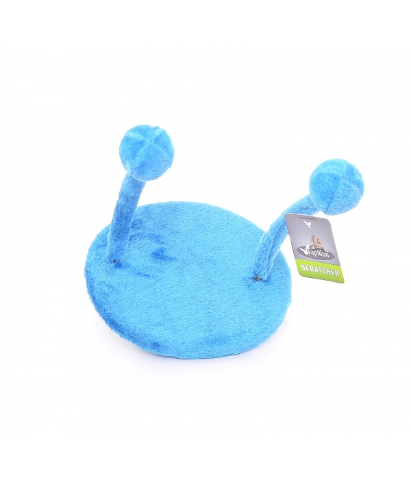 Игрушка для кошек НЛО 20х25см бирюзовая, плюш / Cat toy UFO 20 x 25 cm turquoise 240104