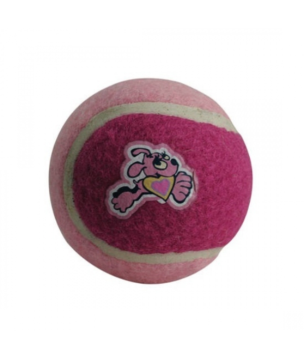 Игрушка для щенков теннисный мяч средний, розовый (TENNISBALL MEDIUM) MC202X