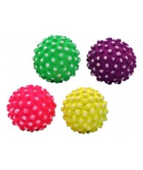 Игрушка для собак "Неоновый мяч – ежик" в ассортименте, 7,2 см (Neon hedgehog ball 7,2 cm) 140135