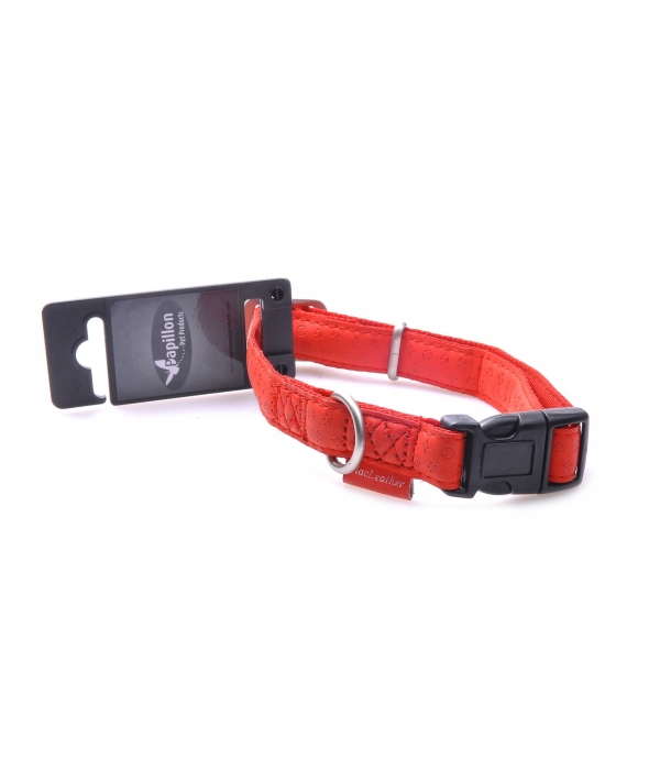Ошейник, искусственная кожа 25мм – 48 – 70см, красный (Adjustable collar, 20 mm x 35 – 50 cm, Mac Leather, colour red) 170292