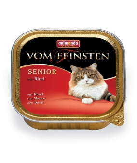Консервы для кошек старше7 лет с говядиной(Vom Feinsten Senior) 83222