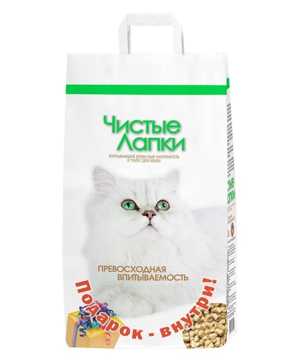 Древесный наполнитель,12л (Clean Paws)