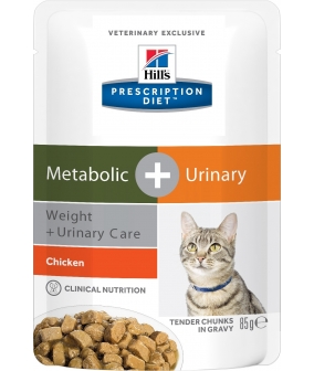 Паучи для взрослых кошек для коррекции веса и лечения мочекаменной болезни (10048U)