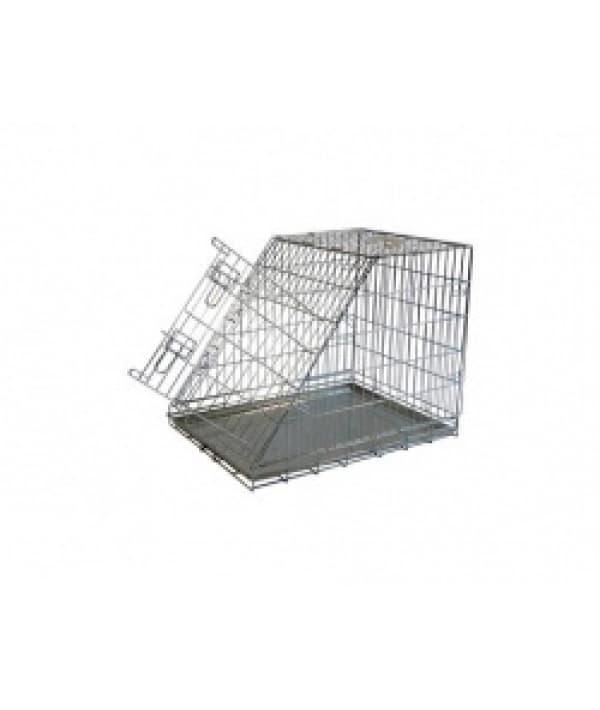 Клетка металлическая с уклоном, 75*54*60см (Wire cage with slope side) 150375