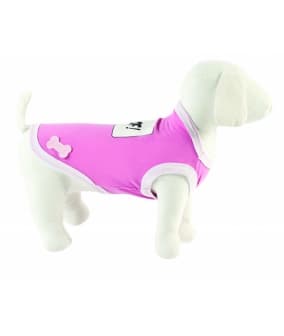 Футболка "Woof!" (розовый) на длину 20 см (T – SHIRT WOOF ROSA) ABF193/20 – RA