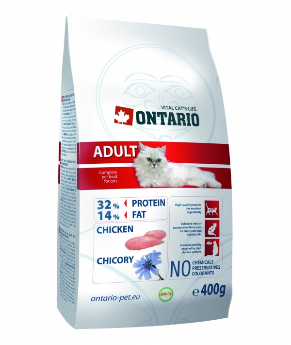 Для взрослых кошек с курицей (ONTARIO Adult 2kg) 213 – 0027