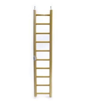 Деревянная лесенка для птиц 10 ступеней 10.5*49 см (Ladder wood 10 rungs 10.5x49 cm) 14396