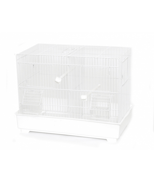 Клетка для птиц белая 65*34*43 см (Birdcage cova white 65x34x43 cm) 1560032