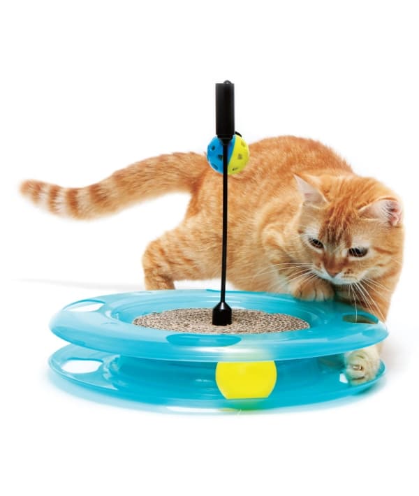 Игрушка для кошек: Поле Чудес "Swat Track & Scratcher": 31*31*6см (pl0369)