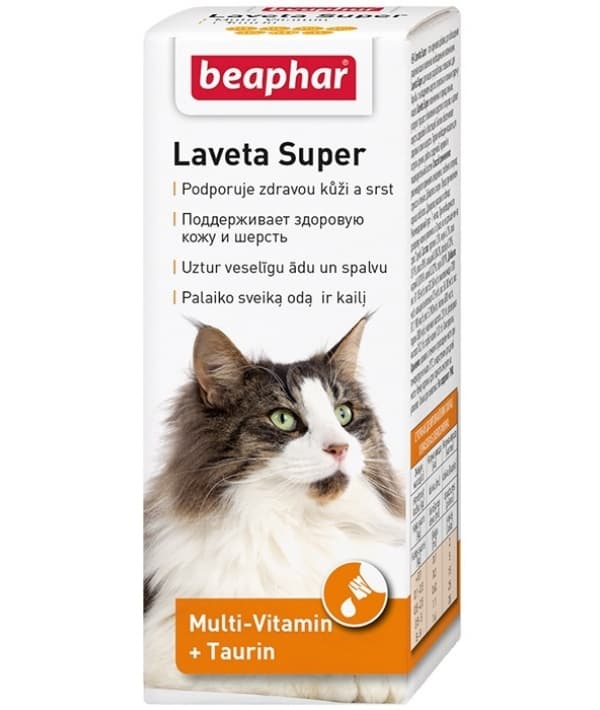 Витамины для кожи и шерсти Кошек, масло (Laveta Super for Cats) 12524