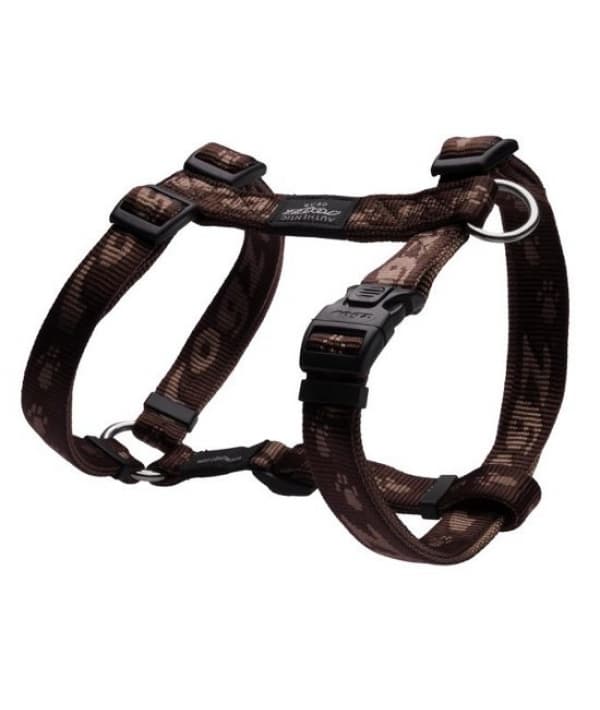 Шлейка серия "Alpinist", размер XL (60 – 100см), ширина 2,5см, шоколадный (H – HARNESS) SJ27J