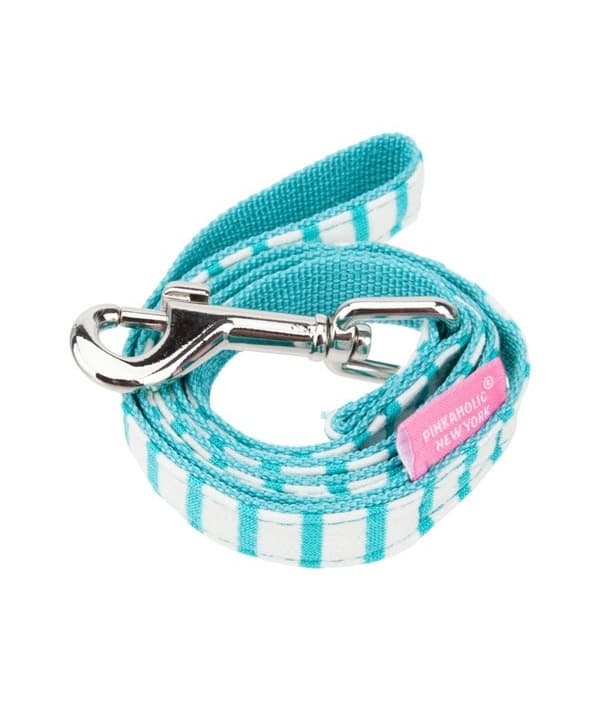 Поводок в полоску, бирюзовый, размер М (MATELOT LEASH/AQUA/M) NAQA – AL7211 – AQ – M