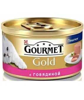 Паштет из говядины для кошек (GOURMET GOLD) 12215249